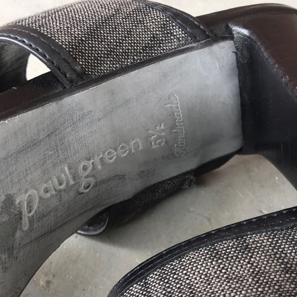 Paul Green Handmade Slides with Heel - Picture 7 of 8